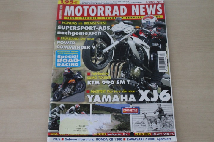 Deckblatt Motorrad News (04/2009)